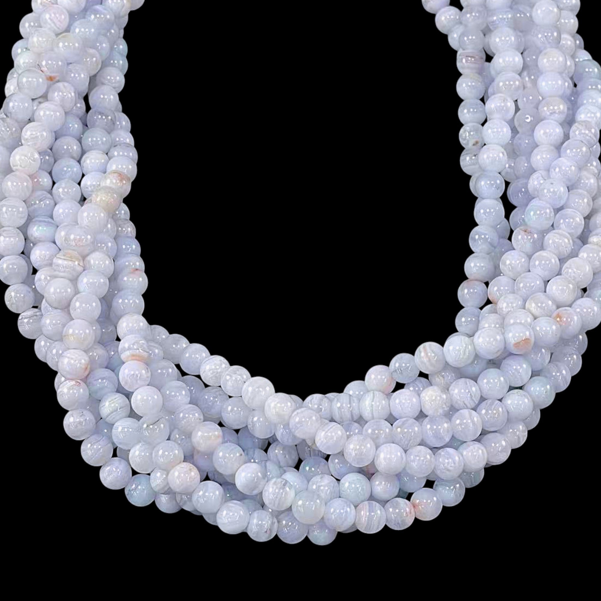 Blue Lace Agate Round A