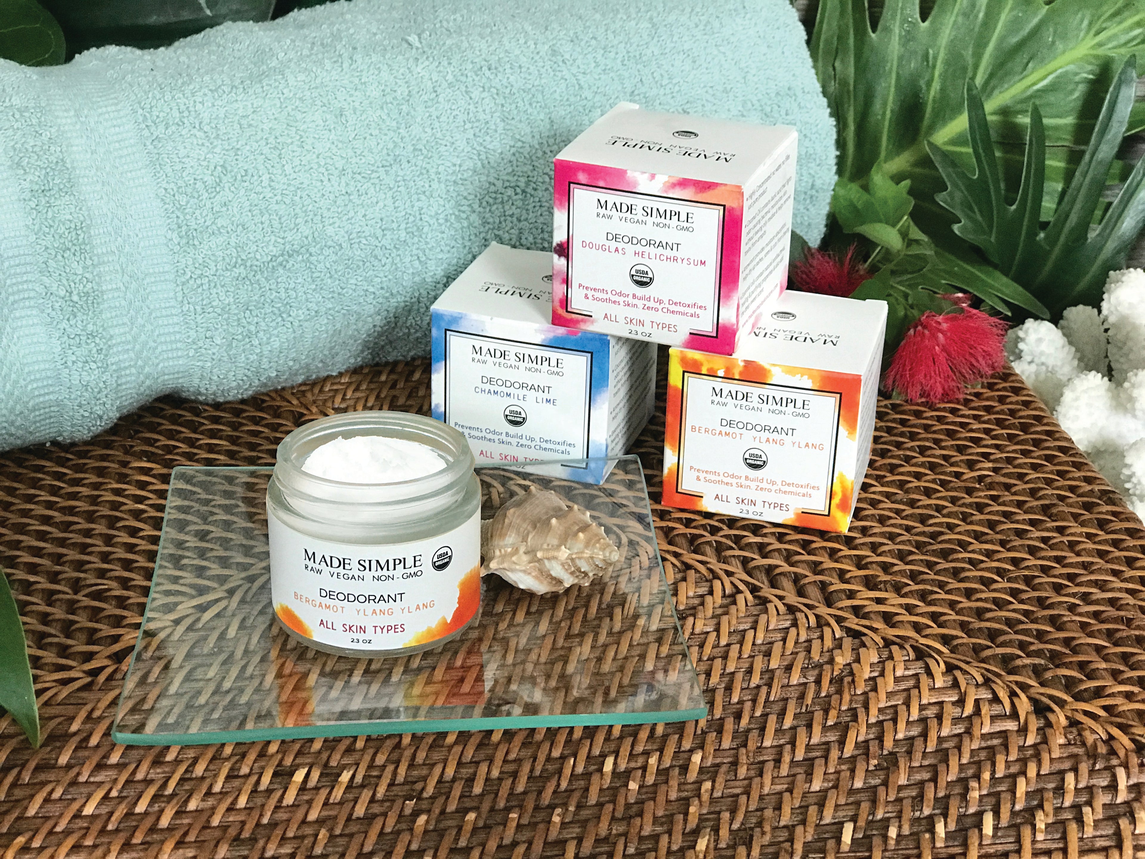 Chamomile Lime Deodorant - Certified Organic, Vegan & Cruelty-free