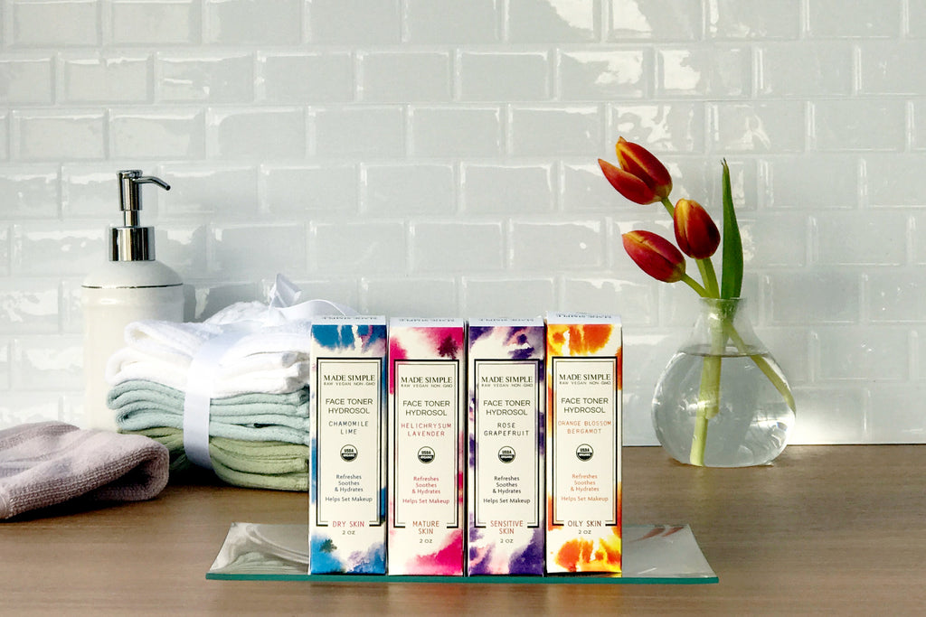 Chamomile Lime Face Toner for Dry Skin - Certified Organic, Vegan & Cruelty-free