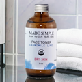 Chamomile Lime Face Toner for Dry Skin - Certified Organic, Vegan & Cruelty-free